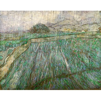 Пшенично поле в дъжда (1889) РЕПРОДУКЦИИ НА КАРТИНИ